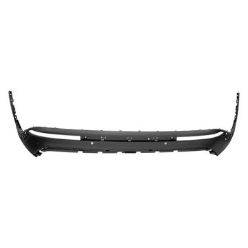 Bumper Cover Rear Lower w/Chrome Skid Plate w/Skid Plate w/o Parking Sensors Primed for Hyundai Santa Fe Preferred Urban Hybrid SEL Premium Hybrid Blue Hybrid Limited 2021-2023