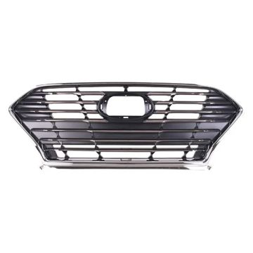 Grille Assembly w/Intelligent Cruise Control Standard Type for Hyundai Sonata Limited Eco Limited 2.0T GL SE SEL GLS 2018-2019