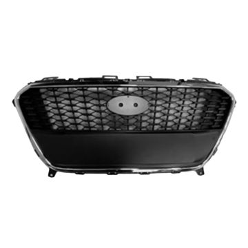 Grille Assembly w/o Auto Cruise w/o Emblem for Hyundai Sonata Hybrid Limited Plug-In Hybrid Plug-In Hybrid Limited Plug-In Hybrid Ultimate Hybrid Hybrid SE Hybrid Ultimate 2016-2017