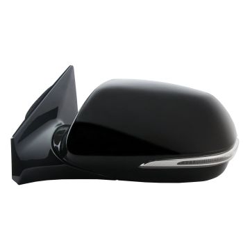 Door Mirror Assembly Left Heated w/Signal Lamp w/Blind Spot Detection w/o Memory for Hyundai Santa Fe 2013-2016