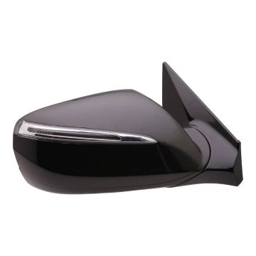 Door Mirror Assembly Right Power Heated w/Signal Lamp w/o Blind Spot Detection for Hyundai Santa Fe Sport 2013-2017