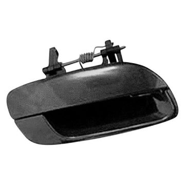 Exterior Door Handle Rear Left Smooth Black for Hyundai Elantra 2001-2006