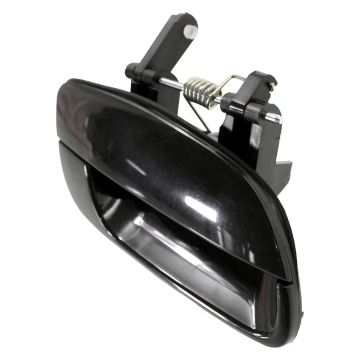 Exterior Door Handle Rear Right Smooth Black for Hyundai Elantra 2001-2006