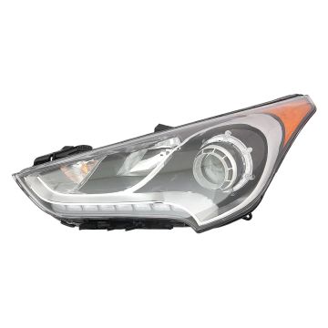 Headlight Assembly Composite Left Type 2 Projector Type CAPA for Hyundai Veloster 2012-2017