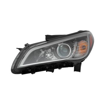 Headlight Assembly Composite Left Halogen for Hyundai Sonata Limited Sport Sport 2.0T Limited 2.0T Sport Tech 2015-2017