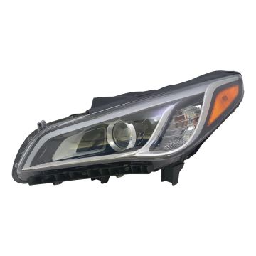 Headlight Assembly Composite Left HID w/o Dynamic Bending Light CAPA for Hyundai Sonata 2015-2017