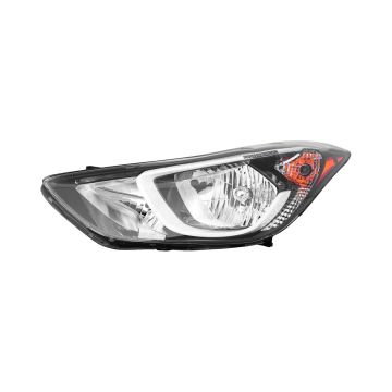 Headlight Assembly Composite Left w/o LED Position Lamp Korea Built for Hyundai Elantra 2014-2016