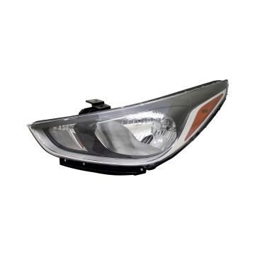 Headlight Assembly Composite Left Halogen Standard Type for Hyundai Accent Hatchback Sedan 2018-2022