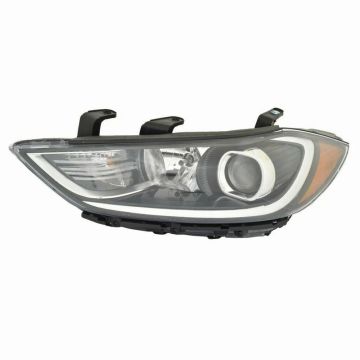 Headlight Assembly Composite Left HID Fixed Beam USA Built for Hyundai Elantra 2017-2018