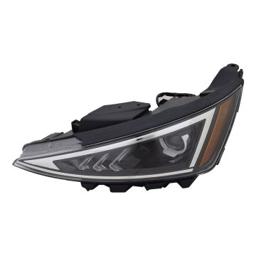Headlight Assembly Composite Left Halogen w/o LED Daytime Running Lamps Korea Built for Hyundai Elantra 2019-2020