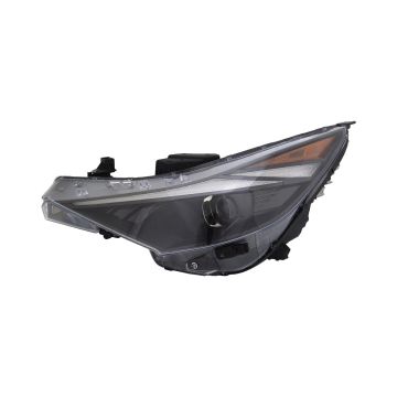 Headlight Assembly Composite Left Halogen USA Built CAPA for Hyundai Elantra 2021-2023