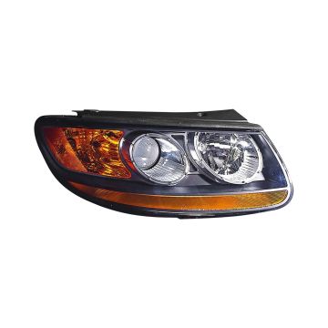 Headlight Assembly Composite Right CAPA for Hyundai Santa Fe 2010-2012