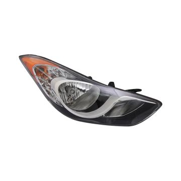Headlight Assembly Composite Right USA Built for Hyundai Elantra Sedan 2011-2013