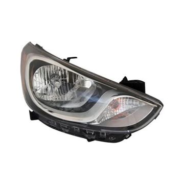 Headlight Assembly Composite Right Standard Type CAPA for Hyundai Accent Sedan Hatchback 2012-2014