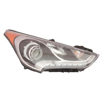 Headlight Assembly Composite Right Type 2 Projector Type CAPA for Hyundai Veloster 2012-2017