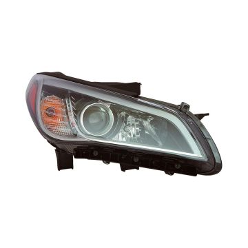 Headlight Assembly Composite Right Halogen CAPA for Hyundai Sonata Limited Sport Sport 2.0T Limited 2.0T Sport Tech 2015-2017