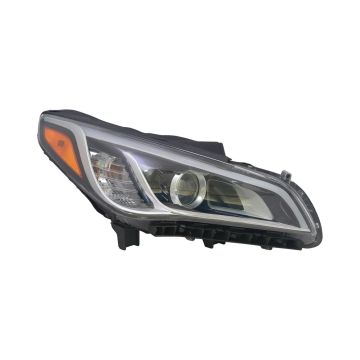 Headlight Assembly Composite Right HID w/o Dynamic Bending Light CAPA for Hyundai Sonata 2015-2017