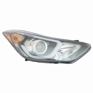 Headlight Assembly Composite Right w/LED Position Lamp Korea Built for Hyundai Elantra Elantra Coupe
