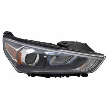 Headlight Assembly Composite Right Halogen for Hyundai Ioniq Hybrid Limited Hybrid SE Hybrid SEL Hybrid Blue Plug-In Hybrid Plug-In Hybrid Limited Hybrid Ultimate Hybrid Essential Hybrid Luxury Hybrid Preferred 2017-2019