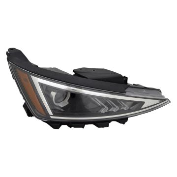Headlight Assembly Composite Right w/o LED Daytime Running Lamps USA Built for Hyundai Elantra 2019-2020