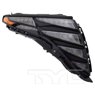 Daytime Running Light Right Black Trim USA Built for Hyundai Tucson SE SEL 2022-2024