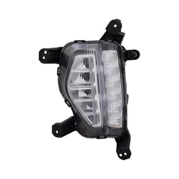 Fog Light Assembly Left LED w/DRL for Hyundai Santa Fe Santa Fe XL