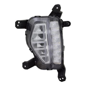 Fog Light Assembly Left LED w/DRL CAPA for Hyundai Santa Fe Santa Fe XL