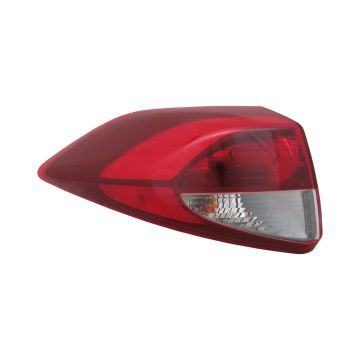 Tail Light Assembly Left Outer Bulb Type CAPA for Hyundai Tucson 2016-2018