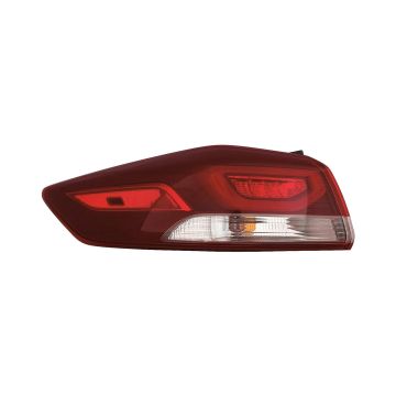 Tail Light Assembly Left Outer LED Type for Hyundai Elantra 2017-2018