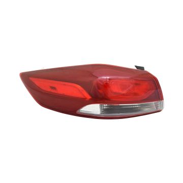 Tail Light Assembly Left Outer Bulb Type Korea Built for Hyundai Elantra 2017-2018