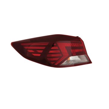 Tail Light Assembly Left Outer Bulb Type USA Built CAPA for Hyundai Elantra 2019-2020