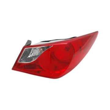 Tail Light Assembly Right Outer Bulb Type CAPA for Hyundai Sonata Limited 2.0T 2.0T Limited GL SE GLS 2011-2014