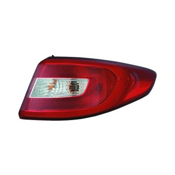 Tail Light Assembly Right Outer Bulb Type CAPA for Hyundai Sonata 2015-2017