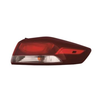 Tail Light Assembly Right Outer Bulb Type USA Built for Hyundai Elantra 2017-2018