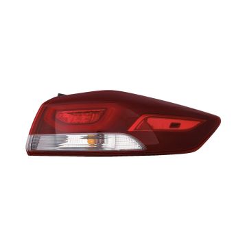 Tail Light Assembly Right Outer LED Type for Hyundai Elantra 2017-2018