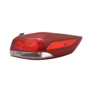 Tail Light Assembly Right Outer Bulb Type Korea Built CAPA for Hyundai Elantra 2017-2018