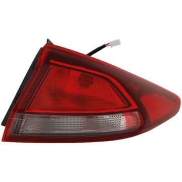 Tail Light Assembly Right Outer Bulb Type for Hyundai Ioniq 2017-2022