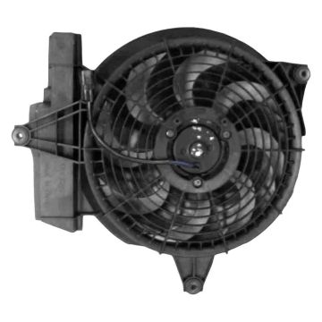 A/C Condenser Fan Assembly Electric Fan Assembly for Hyundai Santa Fe 2001-2002