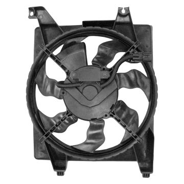 A/C Condenser Fan Assembly With Motor for Hyundai Accent Sedan Hatchback 2006-2011