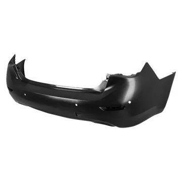 Bumper Cover Rear w/o Object Sensors Primed for INFINITI Q50 2014-2017