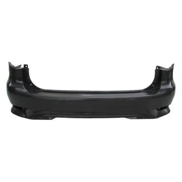 Bumper Cover Rear w/o Backup Collision Intervention w/o Park Assist w/Towing Hitch Primed for INFINITI QX60 2016-2017