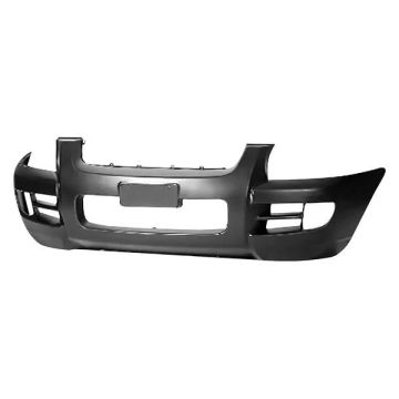 Bumper Cover Front Bar Type Grille w/o Luxury Pkg w/o Flares Primed for Kia Sportage LX LX Convenience LX Luxury 2005-2010