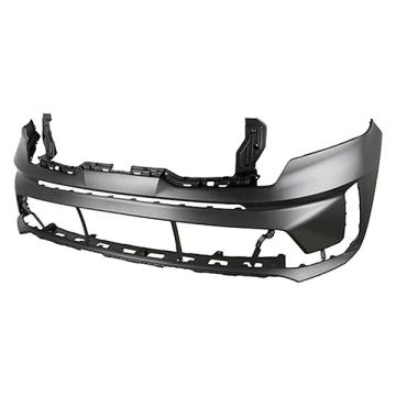 Bumper Cover Front Upper Sport Design w/o Park Assist Primed CAPA for Kia Sorento S EX SX 2021-2023