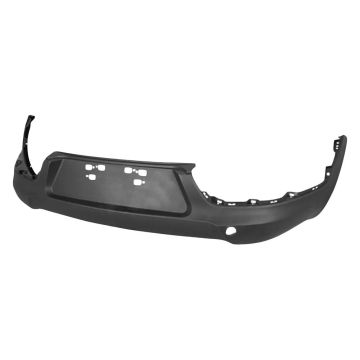 Bumper Cover Rear w/o Parking Sensor Textured CAPA for Kia Sportage 2014-2016