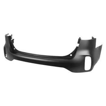 Bumper Cover Rear Upper w/o Parking Assist Primed for Kia Sorento 2014-2015