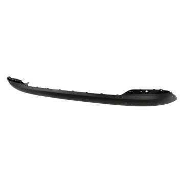 Bumper Cover Rear Lower w/o Exhaust Tip w/o Exhaust Cutout Matte Dark Gray CAPA for Kia Forte 2014-2016