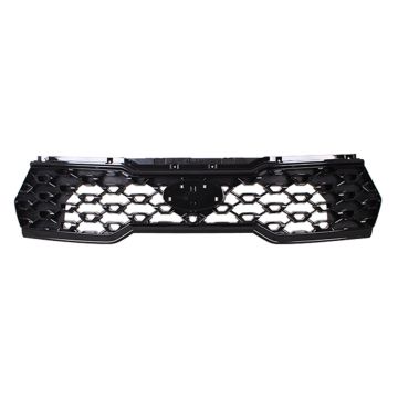 Grille Assembly w/Surround View Gloss Black CAPA for Kia Sorento SX Prestige 2021
