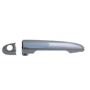 Exterior Door Handle Front Left w/Key Hole Chrome for Kia Rondo 2007-2012