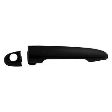 Exterior Door Handle Front Left w/Key Hole Matte Black for Kia Rondo 2007-2012