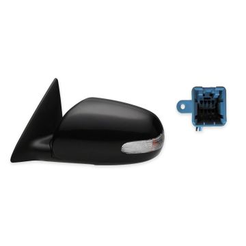Door Mirror Assembly Left Power Heated w/Signal Lamp for Kia Forte Koup 2010